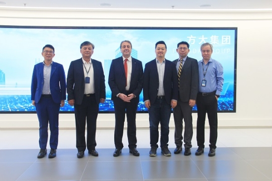 西门子交通有限公司亚太区首席执行官 Michel Obadia一行到访永利3044集团官网